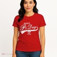 Retro Happy Pi Day 3.14 March 14th Math Geek Women's T-Shirt thumb 4