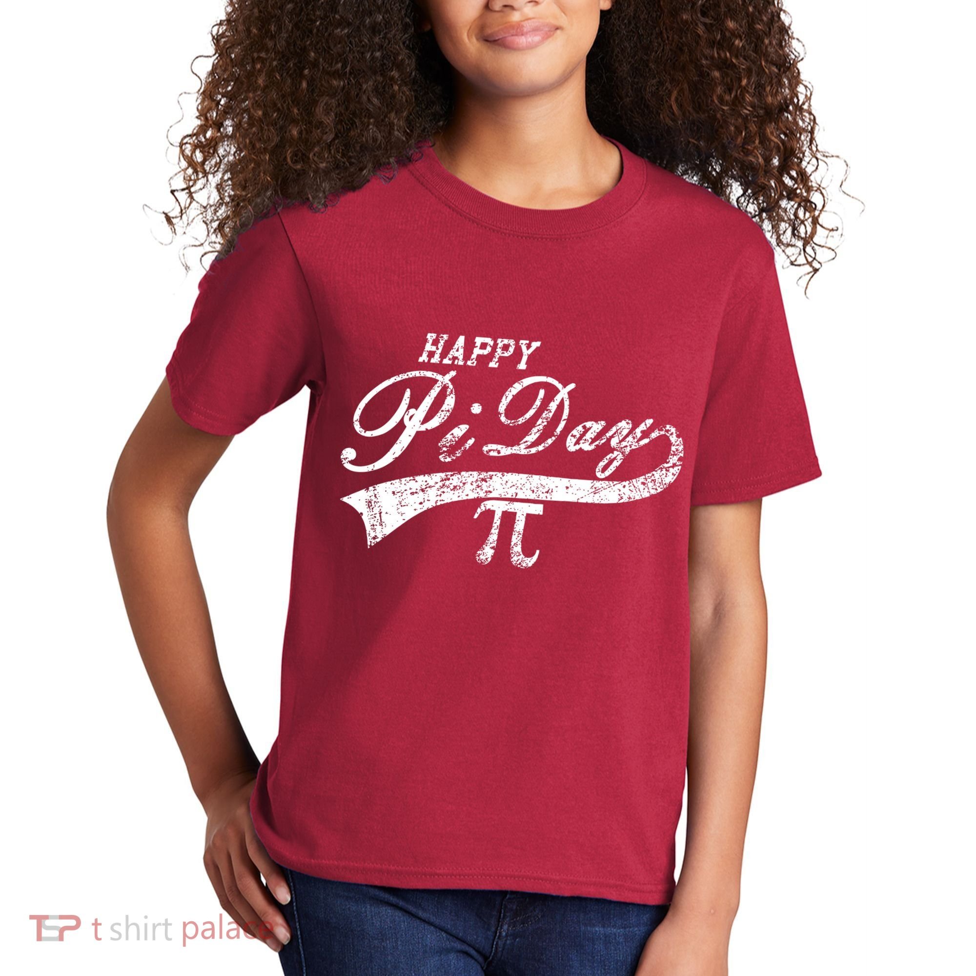 Retro Happy Pi Day 3.14 March 14th Math Geek Kids T-Shirt