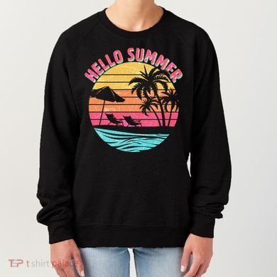 Retro Hello Summer Women's Sweatshirt