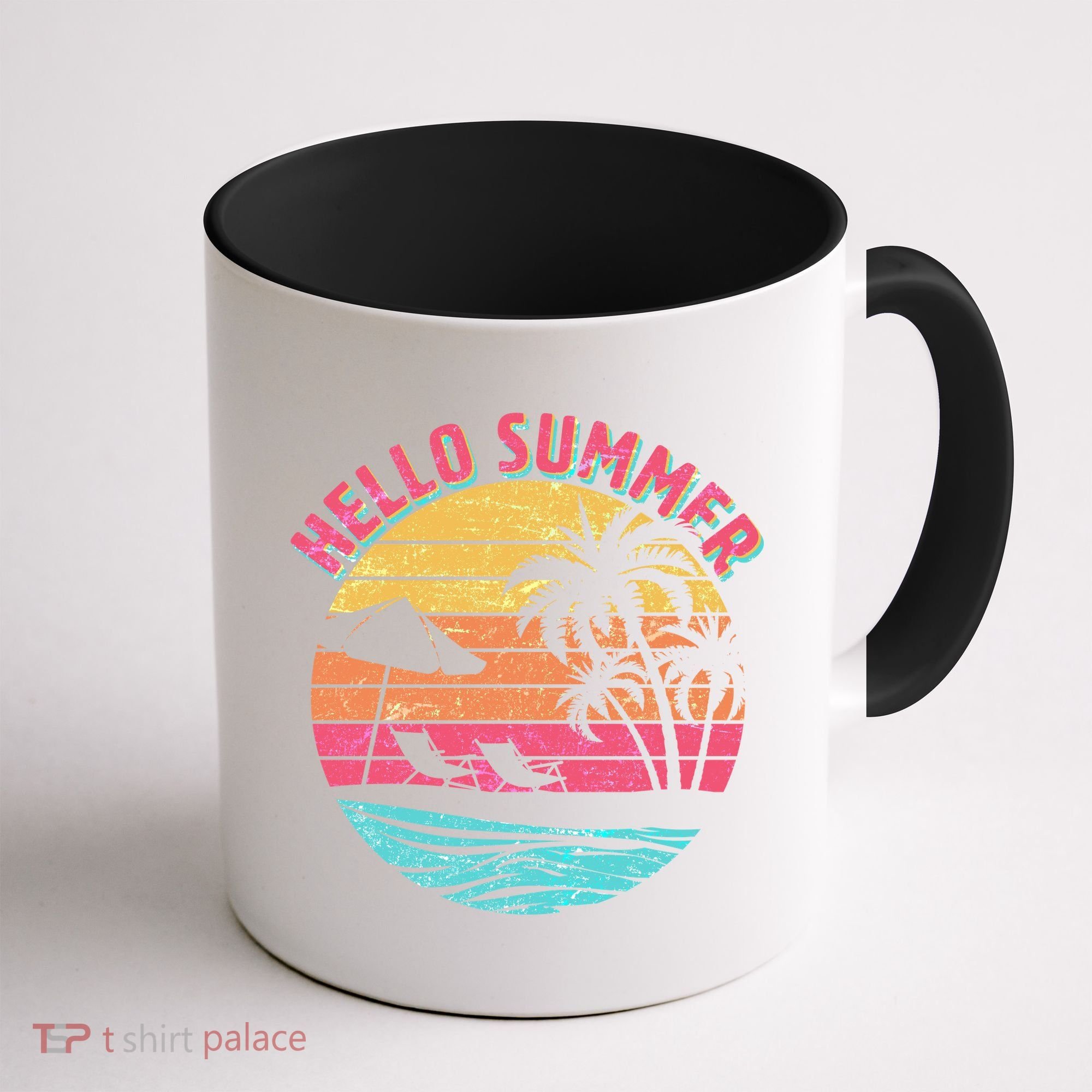Retro Hello Summer Coffee Mug