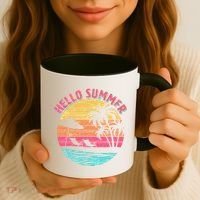 Retro Hello Summer Coffee Mug thumb 3