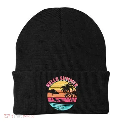 Retro Hello Summer Beanie