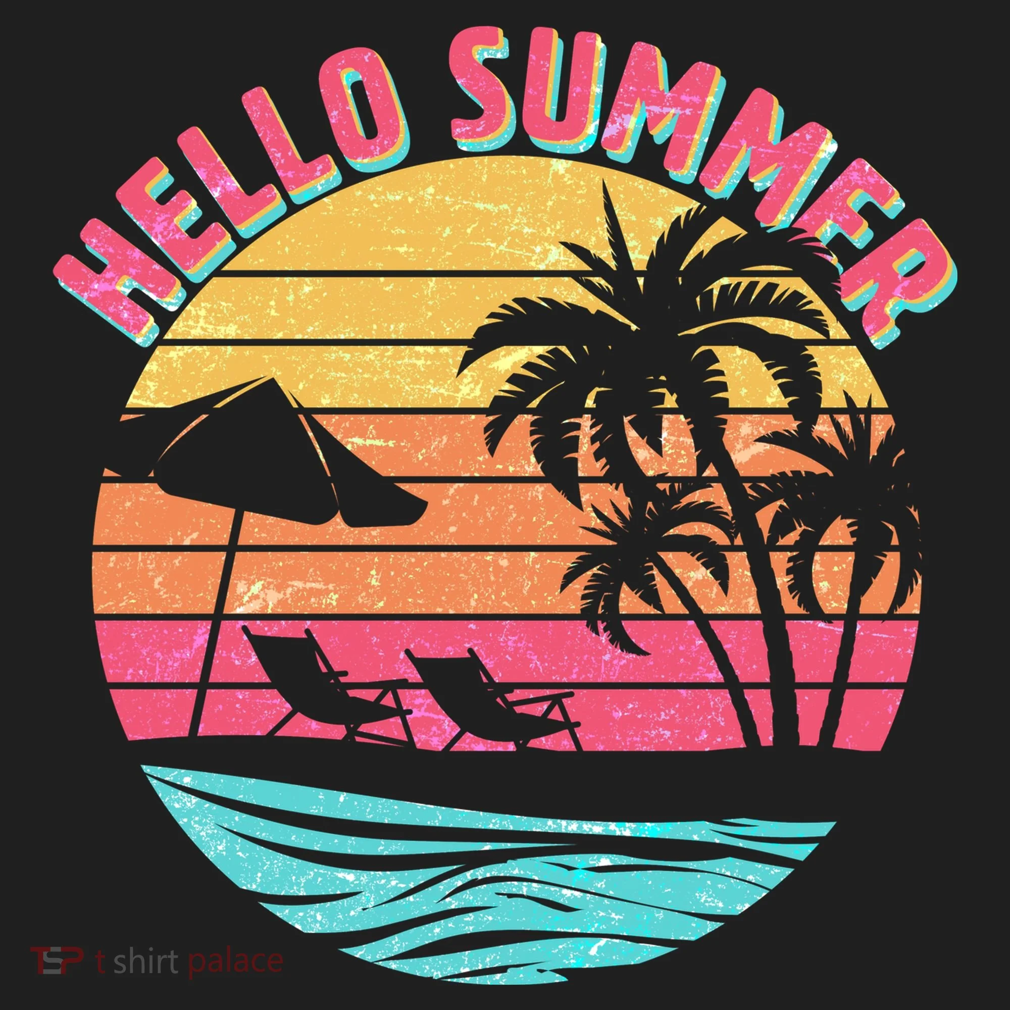 Retro Hello Summer Tumbler