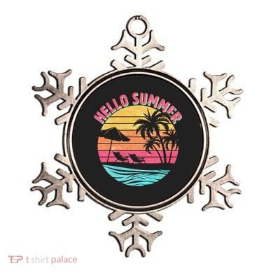Retro Hello Summer Ornament