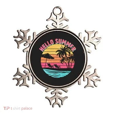 Retro Hello Summer Ornament