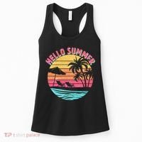 Retro Hello Summer Women's Tank Top thumb 0