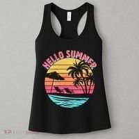 Retro Hello Summer Women's Tank Top thumb 3
