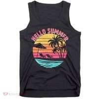 Retro Hello Summer Tank Top thumb 0