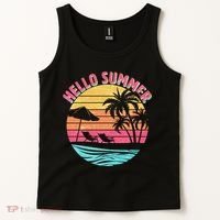Retro Hello Summer Tank Top thumb 2