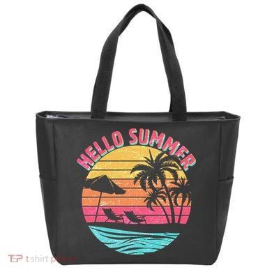 Retro Hello Summer Tote Bag