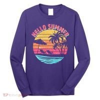 Retro Hello Summer Long Sleeve Shirt thumb 0