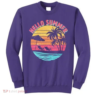 Retro Hello Summer Sweatshirt