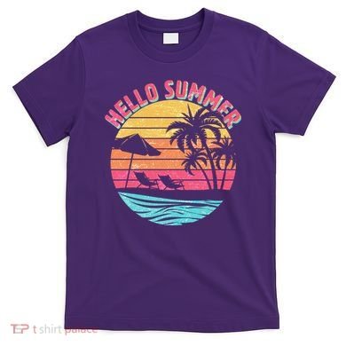 Retro Hello Summer T-Shirt