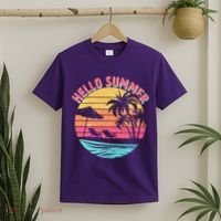 Retro Hello Summer T-Shirt thumb 2