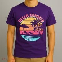 Retro Hello Summer T-Shirt thumb 3