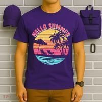 Retro Hello Summer T-Shirt thumb 6