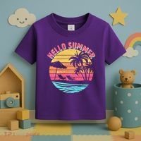 Retro Hello Summer Toddler T-Shirt thumb 3