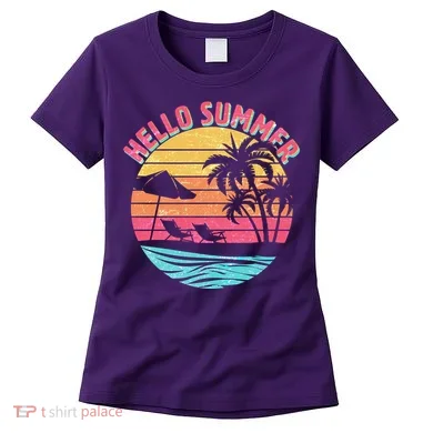 Retro Hello Summer Women's T-Shirt