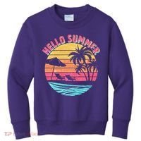 Retro Hello Summer Kids Sweatshirt thumb 0