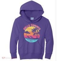 Retro Hello Summer Kids Hoodie thumb 0