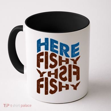 Retro Here Fishy Fishy Fishy Coffee Mug
