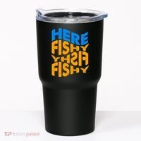 Retro Here Fishy Fishy Fishy Tumbler thumb 0