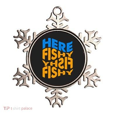 Retro Here Fishy Fishy Fishy Ornament