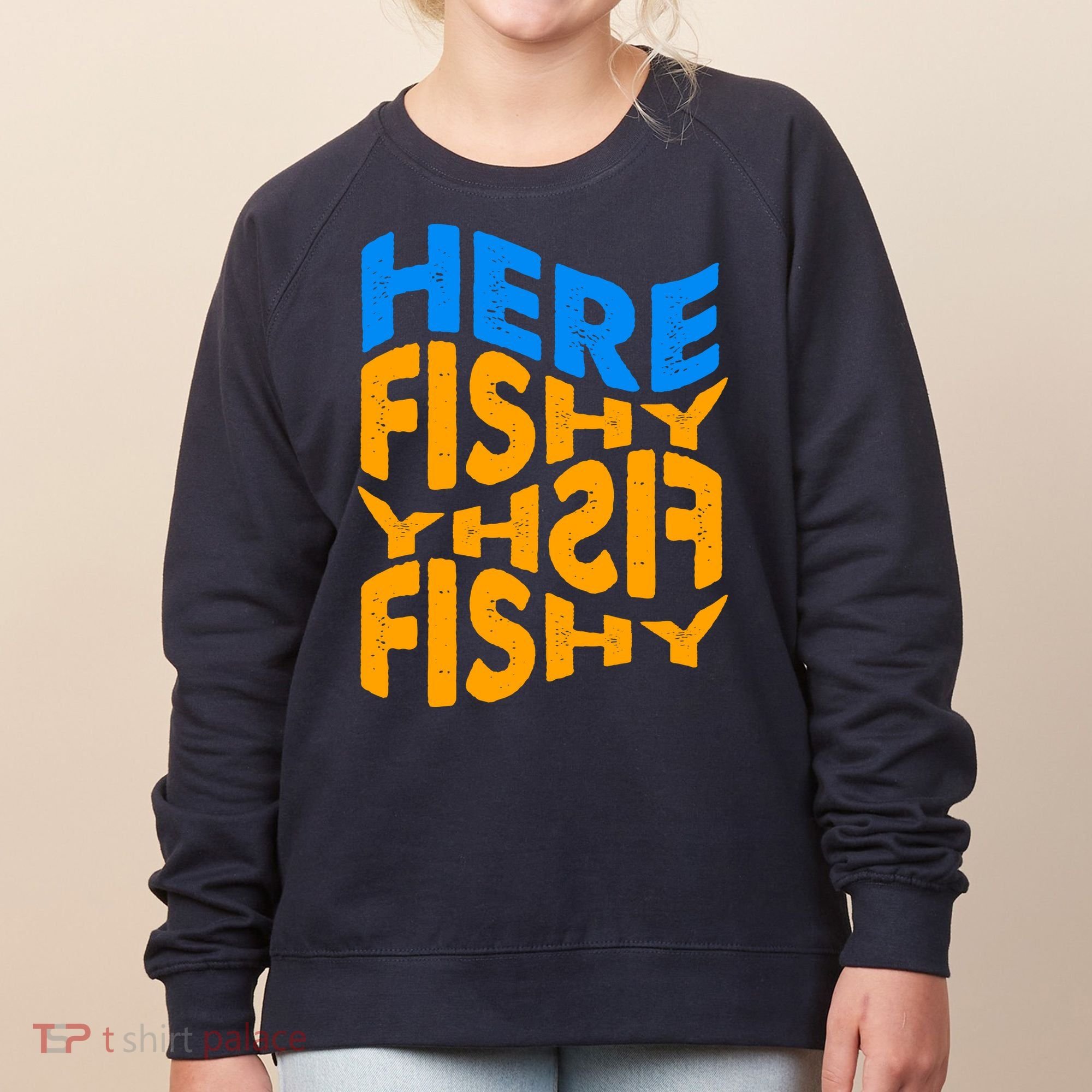 Retro Here Fishy Fishy Fishy Women's Sweatshirt