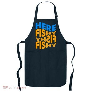 Retro Here Fishy Fishy Fishy Apron