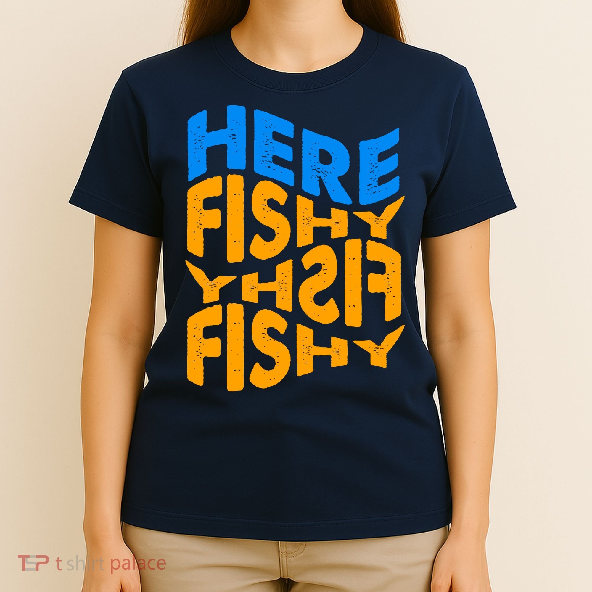 Retro Here Fishy Fishy Fishy T-Shirt