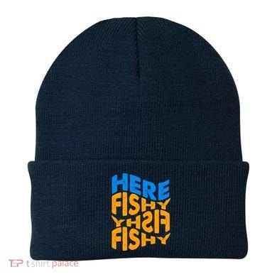 Retro Here Fishy Fishy Fishy Beanie