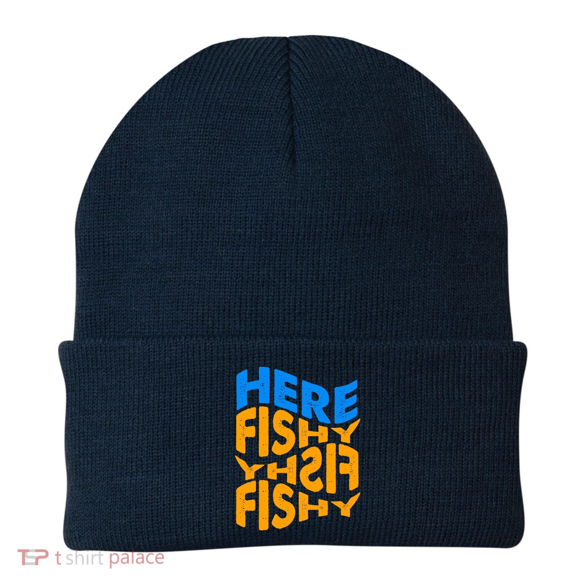 Retro Here Fishy Fishy Fishy Beanie