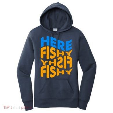 Retro Here Fishy Fishy Fishy Women's Hoodie