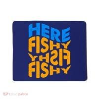 Retro Here Fishy Fishy Fishy Mousepad thumb 0