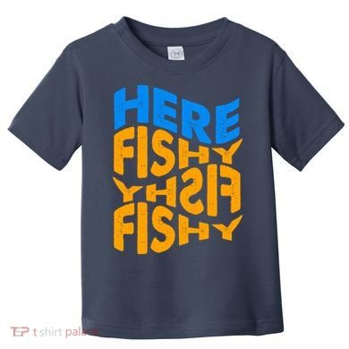 Retro Here Fishy Fishy Fishy Toddler T-Shirt