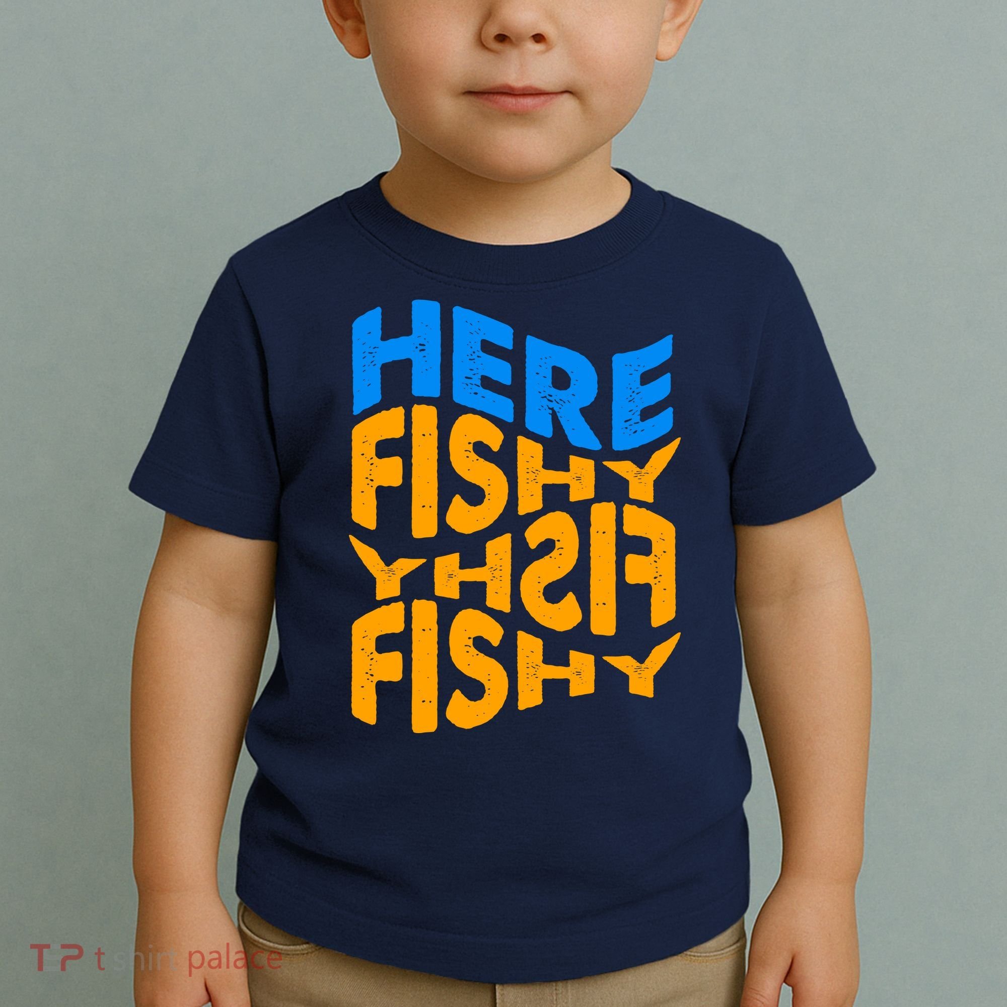 Retro Here Fishy Fishy Fishy Toddler T-Shirt