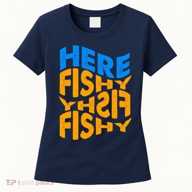 Retro Here Fishy Fishy Fishy Women's T-Shirt