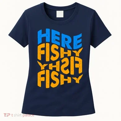 Retro Here Fishy Fishy Fishy Women's T-Shirt