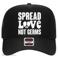 Retro Hippie Spread Love Not Germs Hat thumb 0