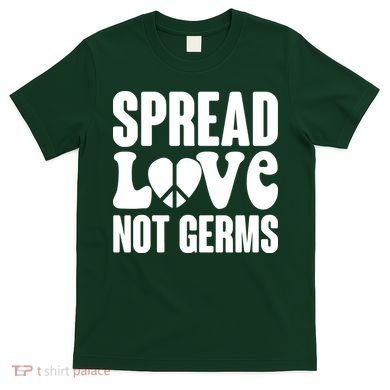Retro Hippie Spread Love Not Germs T-Shirt