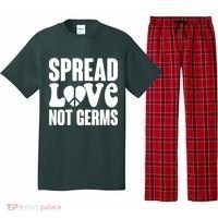 Retro Hippie Spread Love Not Germs Pajama Set thumb 0