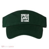 Retro Hippie Spread Love Not Germs Visor thumb 0