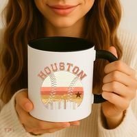 Retro Houston Baseball Fan Coffee Mug thumb 3