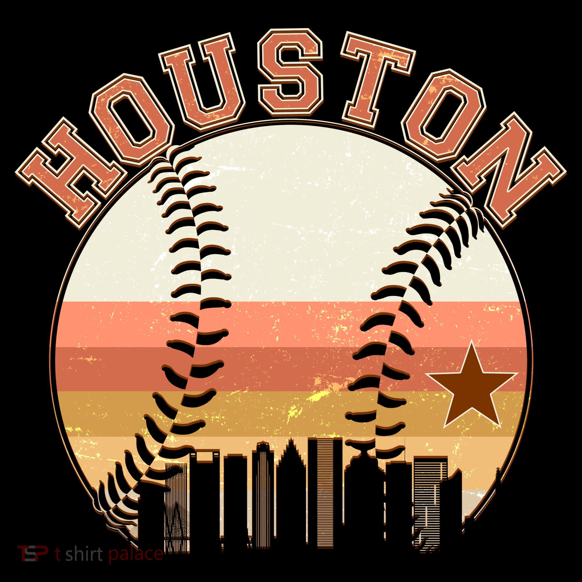 Retro Houston Baseball Fan Coffee Mug