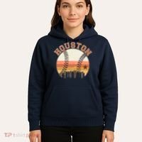 Retro Houston Baseball Fan Hoodie thumb 5