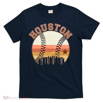 Retro Houston Baseball Fan T-Shirt
