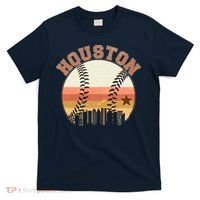 Retro Houston Baseball Fan T-Shirt thumb 0