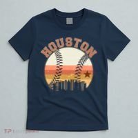 Retro Houston Baseball Fan T-Shirt thumb 5