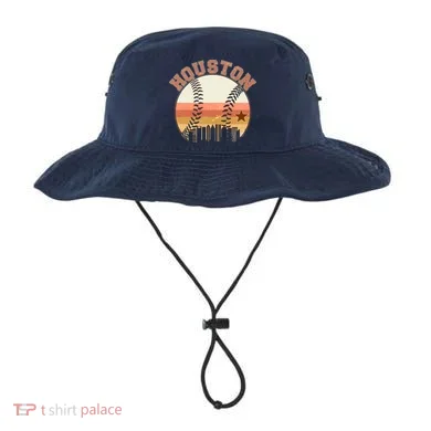 Retro Houston Baseball Fan Bucket Hat
