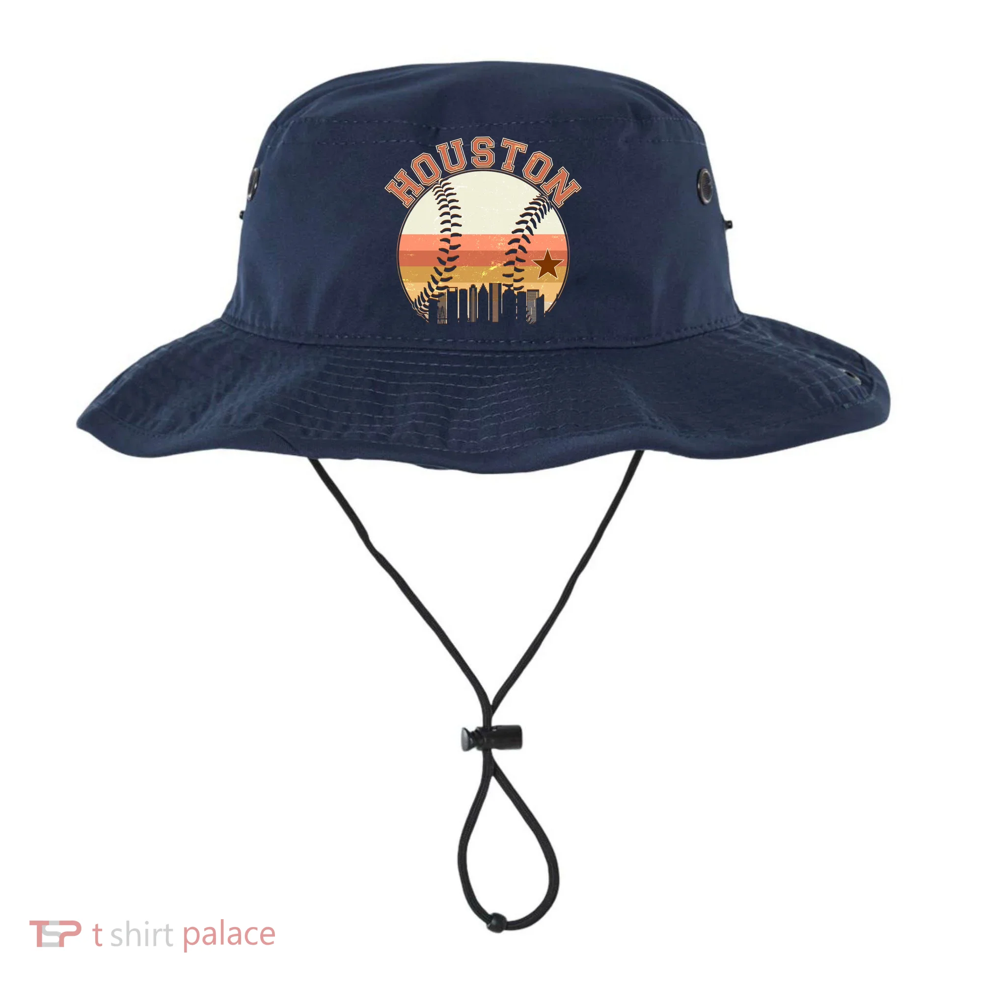 Retro Houston Baseball Fan Bucket Hat